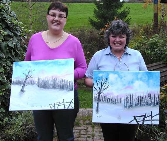 painting my way  art classes in shropshire